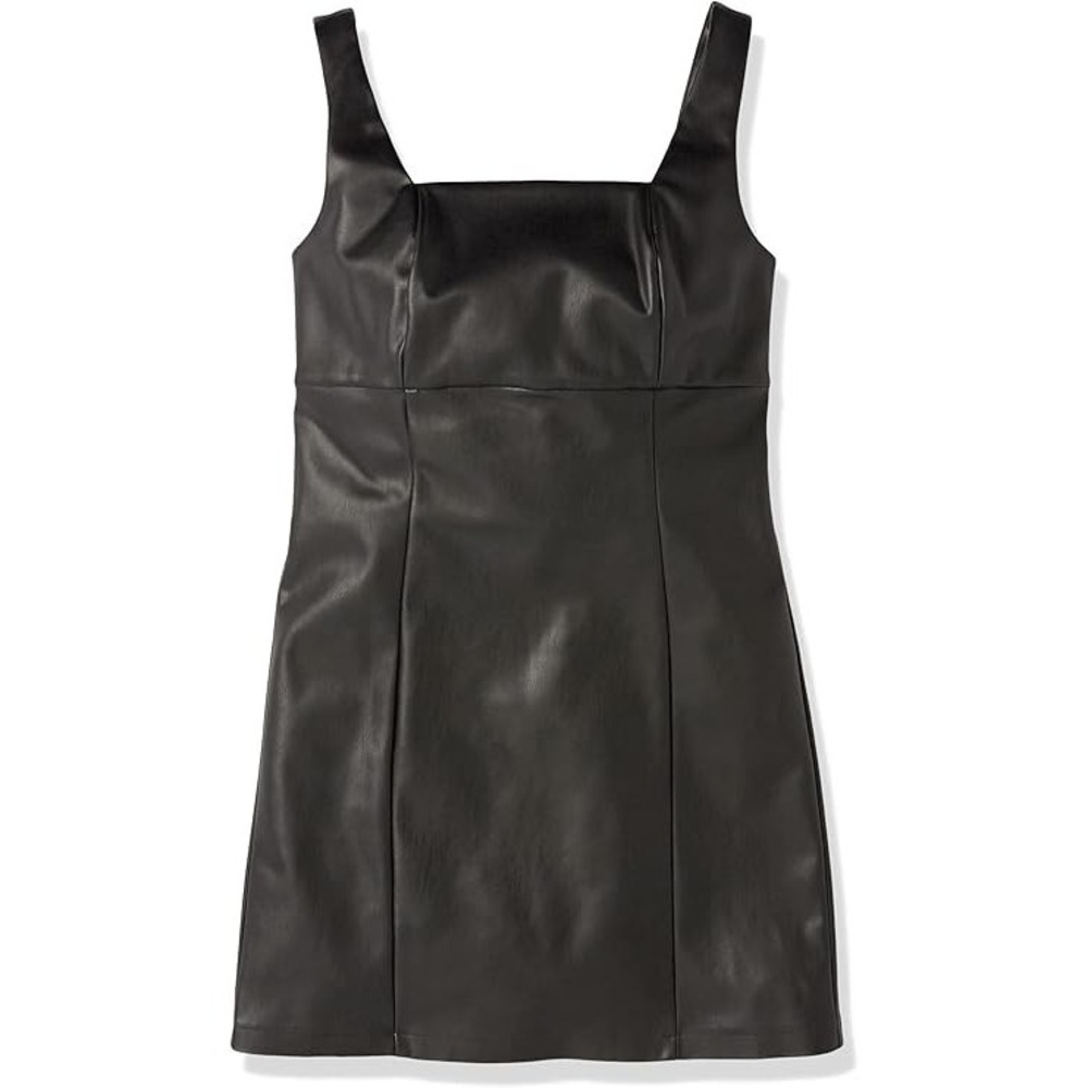 The Drop Hank Vegan Leather Square‎ Neck Mini Dress Size 2XL | New with Tags - Picture 6 of 6